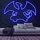 Drache mit ausgebreiteten Flügeln LED-Neonschild Gamingzimmer