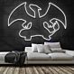 Drache mit ausgebreiteten Flügeln LED-Neonschild Gamingzimmer