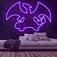 Drache mit ausgebreiteten Flügeln LED-Neonschild Gamingzimmer