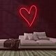 Herzform LED-Neonschild Wohnzimmer Schlafzimmer