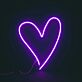 Herzform LED-Neonschild Wohnzimmer Schlafzimmer