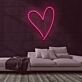 Herzform LED-Neonschild Wohnzimmer Schlafzimmer