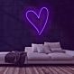 Herzform LED-Neonschild Wohnzimmer Schlafzimmer