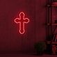 christliches Kreuz LED-Neonschild für Wohnzimmer und Andachtsraum