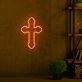 christliches Kreuz LED-Neonschild für Wohnzimmer und Andachtsraum