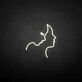 Gesichter Silhouette LED-Neonschild Wohnzimmer Studio
