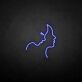 Gesichter Silhouette LED-Neonschild Wohnzimmer Studio