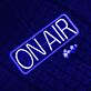 ON AIR LED-Neonschild für Studio Podcast