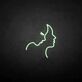 Gesichter Silhouette LED-Neonschild Wohnzimmer Studio