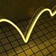 Fledermaus-Symbol LED-Neonschild für Gaming Wohnzimmer