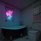 Meerjungfrau LED-Neonschild für Badezimmer Spa