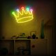 Krone LED-Neonschild Wohnzimmer Bar