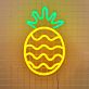 Ananas LED-Neonschild für Küche und Bar