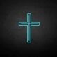 Christliches Kreuz LED-Neonschild für Kirche und Andachtsraum