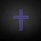 Christliches Kreuz LED-Neonschild für Kirche und Andachtsraum