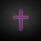 Christliches Kreuz LED-Neonschild für Kirche und Andachtsraum
