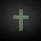 Christliches Kreuz LED-Neonschild für Kirche und Andachtsraum