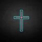 Christliches Kreuz LED-Neonschild für Kirche und Andachtsraum