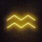 Wassermann Sternzeichen Symbol LED-Neonschild Wohnzimmer Bar