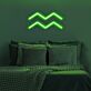 Wassermann Sternzeichen Symbol LED-Neonschild Wohnzimmer Bar