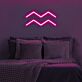 Wassermann Sternzeichen Symbol LED-Neonschild Wohnzimmer Bar
