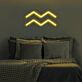 Wassermann Sternzeichen Symbol LED-Neonschild Wohnzimmer Bar