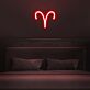 Widder Sternzeichen Symbol LED-Neonschild Wohnzimmer Schlafzimmer