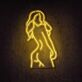 Silhouette einer Frau LED-Neonschild für Bar Club