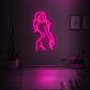 Silhouette einer Frau LED-Neonschild für Bar Club