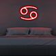Krebs Sternzeichen Symbol LED-Neonschild Wohnzimmer Schlafzimmer