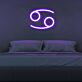 Krebs Sternzeichen Symbol LED-Neonschild Wohnzimmer Schlafzimmer