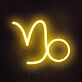 Steinbock Sternzeichen Symbol LED-Neonschild Wohnzimmer Schlafzimmer
