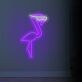 Flamingo mit Sonnenbrille LED-Neonschild Wohnzimmer Bar