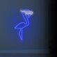 Flamingo mit Sonnenbrille LED-Neonschild Wohnzimmer Bar