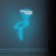 Flamingo mit Sonnenbrille LED-Neonschild Wohnzimmer Bar