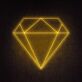 Diamant Symbol LED-Neonschild Wohnzimmer Schaufenster