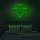 Diamant Symbol LED-Neonschild Wohnzimmer Schaufenster