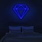 Diamant Symbol LED-Neonschild Wohnzimmer Schaufenster
