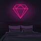 Diamant Symbol LED-Neonschild Wohnzimmer Schaufenster