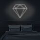 Diamant Symbol LED-Neonschild Wohnzimmer Schaufenster