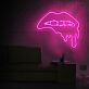 Lippen mit tropfendem Effekt LED-Neonschild für Bar Club