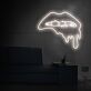 Lippen mit tropfendem Effekt LED-Neonschild für Bar Club