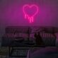 tropfendes Herz LED-Neonschild Wohnzimmer Bar