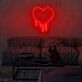 tropfendes Herz LED-Neonschild Wohnzimmer Bar