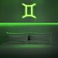 Zwillinge Sternzeichen Symbol LED-Neonschild Wohnzimmer Bar