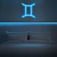Zwillinge Sternzeichen Symbol LED-Neonschild Wohnzimmer Bar