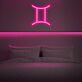 Zwillinge Sternzeichen Symbol LED-Neonschild Wohnzimmer Bar