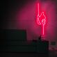 Händereichen Symbol LED-Neonschild Wohnzimmer Büro