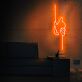 Händereichen Symbol LED-Neonschild Wohnzimmer Büro