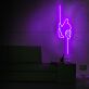 Händereichen Symbol LED-Neonschild Wohnzimmer Büro